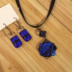 Necklace with earrings